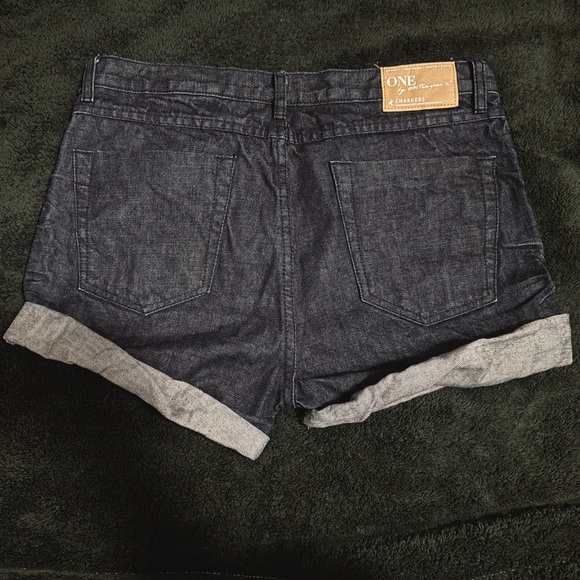 One Teaspoon: Cotton Denim Shorts - Picture 3 of 5